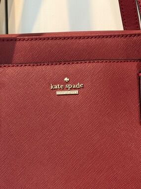 Kate spade crosshatch leather purse